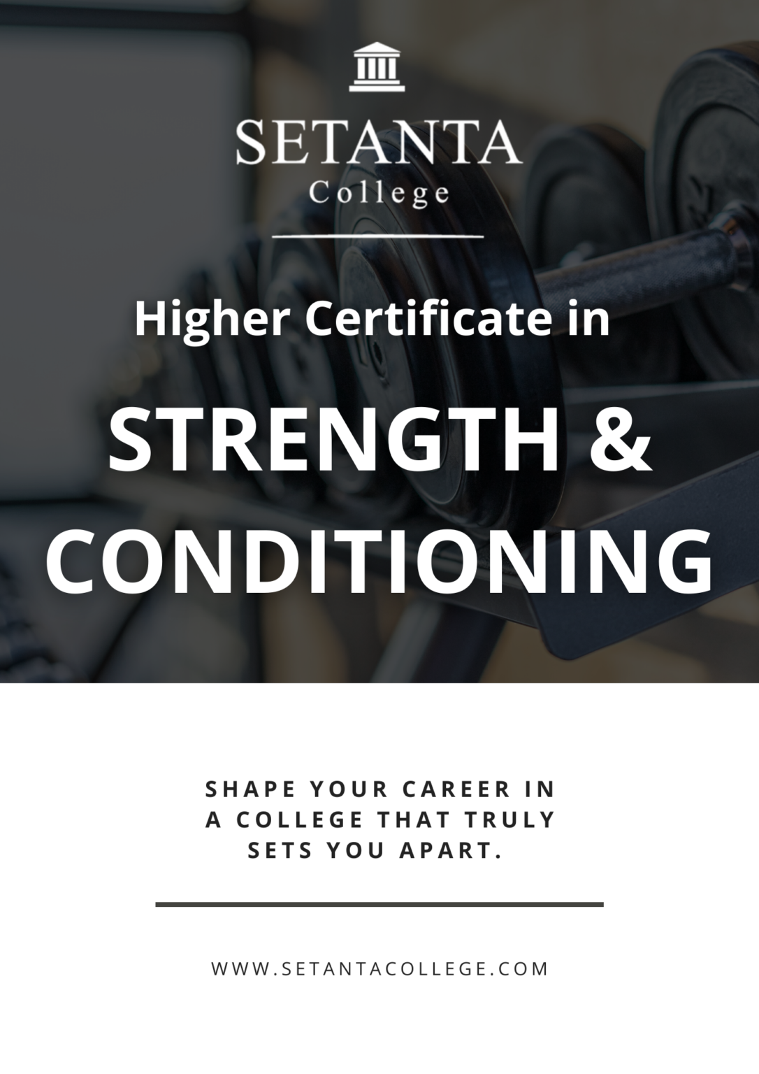 Higher Certificate In Strength Conditioning Setanta College   Brochure Covers 6 1086x1536 